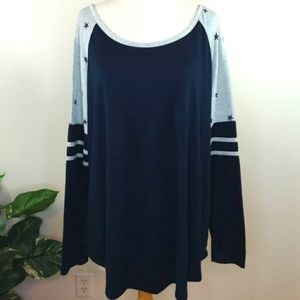 Lane Bryant Baseball Top Plus Sz 18/20